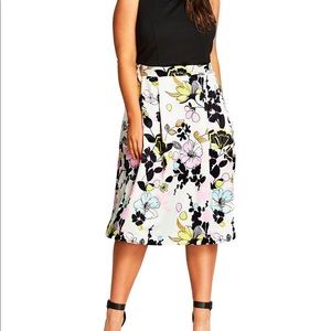 City Chic Floral Dress